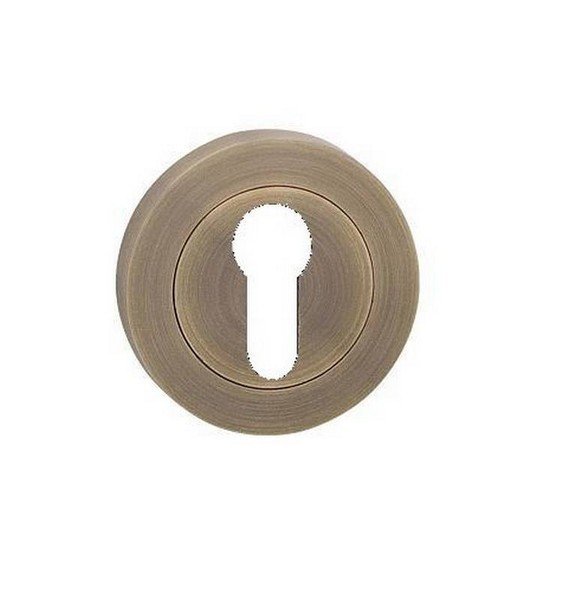 Rozeta 602 na vložku bronz-česaný OFS - Kliky, okenní a dveřní kování, panty Kování dveřní Kování dveřní rozety, kličky